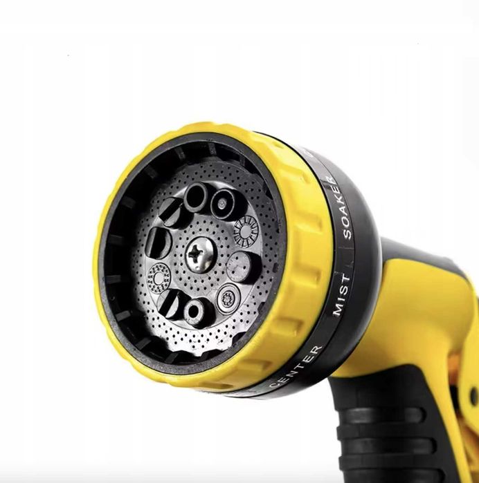 Pistolet do węża ogrodowego zestaw złączek ogrodowych 8 funkcji