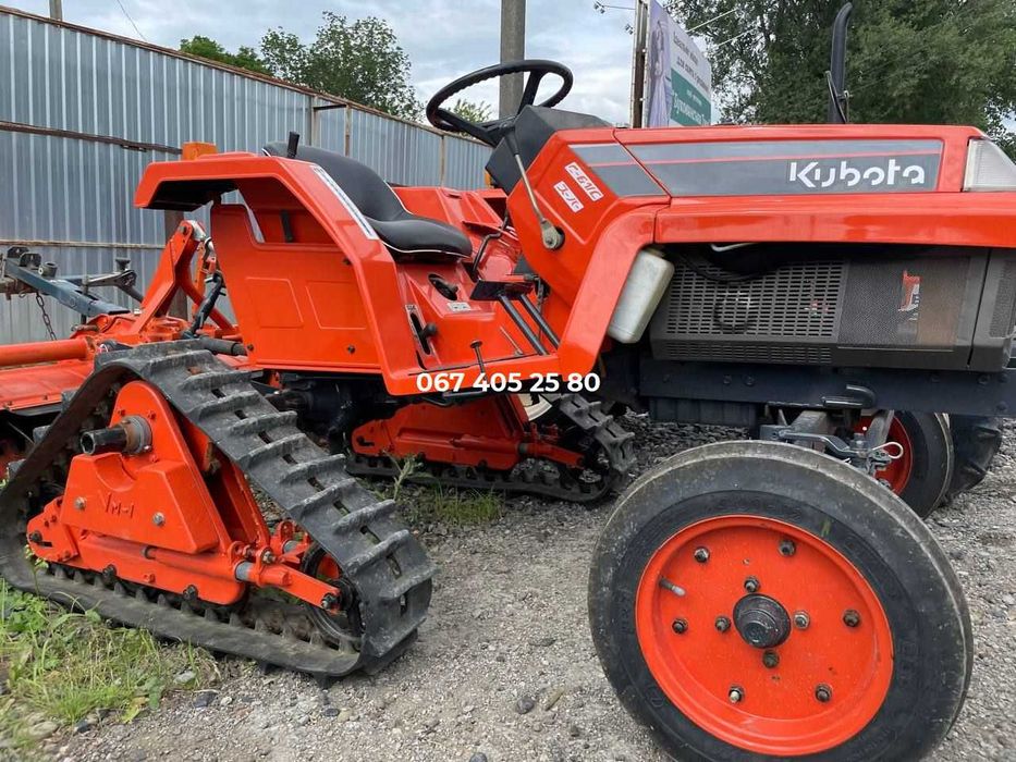 Японський МініТрактор Kubota X1 з Фрезою в комплекті Гусеничний 853 мотогодин Безкоштовна Доставка по всій Україні