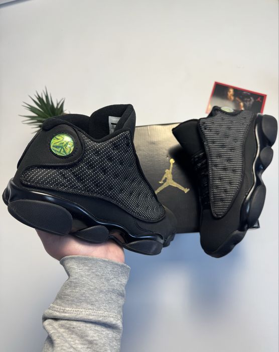 Кросівки Nike Jordan 13 Black Cat Retro • Джордан 13 41 розмір