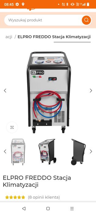 Stacja serwisu klimatyzacji Freddo R134a/1234yf