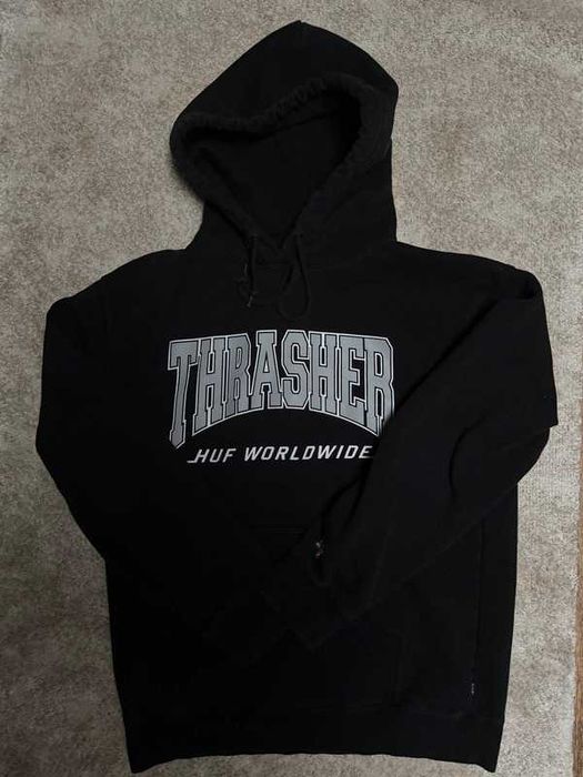 Huf x Trasher bluza z kapturem