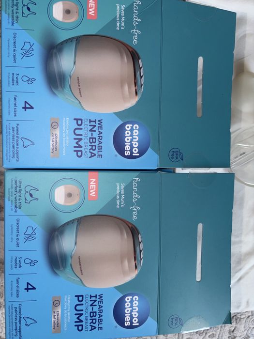 Два молоковідсмоктувачі canpol babies hands free