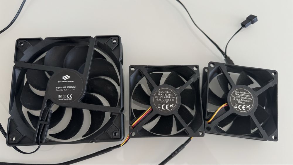 Wentylatory komputerowe Fander 80 i Sigma 120