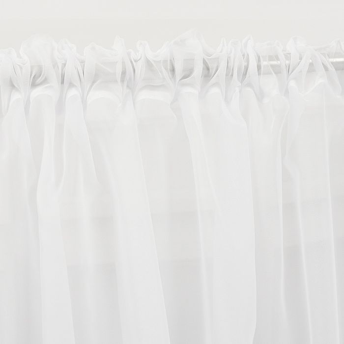 ‼️WYPRZEDAŻ ‼️Gotowa firanka 150x300 prosta biała