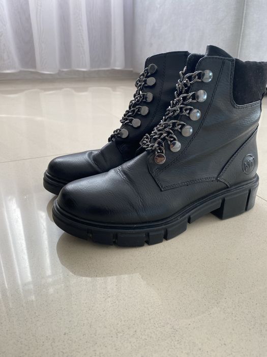 Czarne botki Marco Tozzi r.38,5