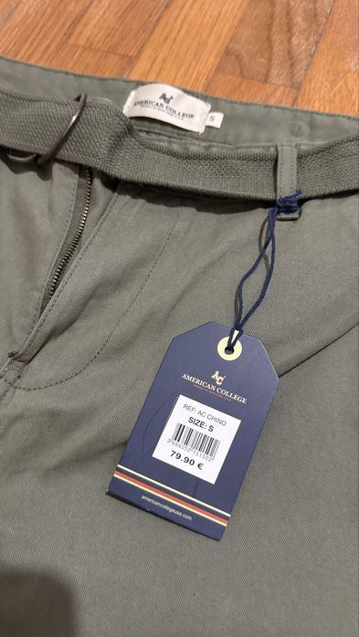 Calções verdes da American College