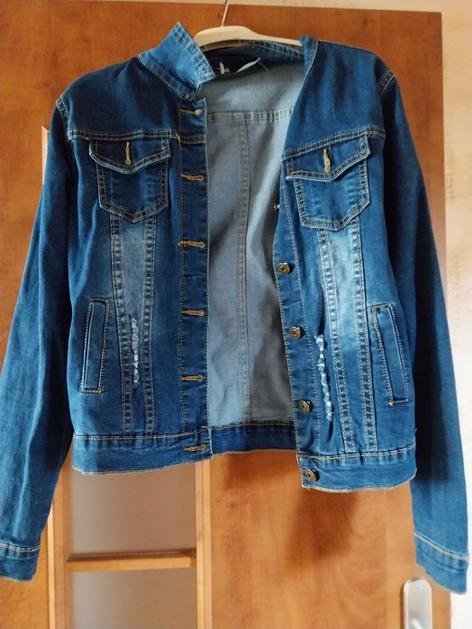 Kurtka jeans damska