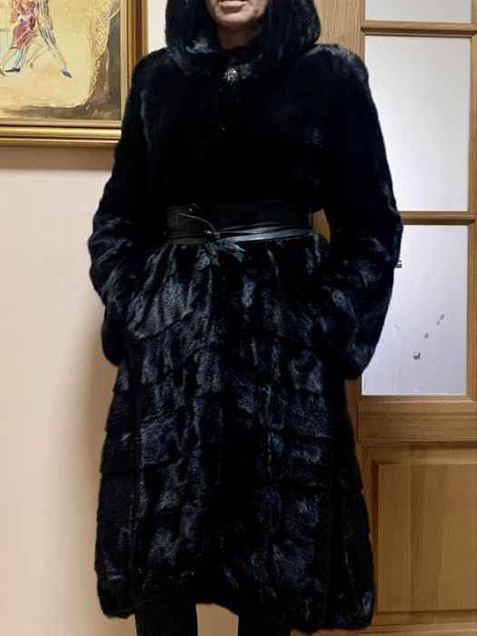 Норковая шуба новая Греция оверсайз 38-40р.