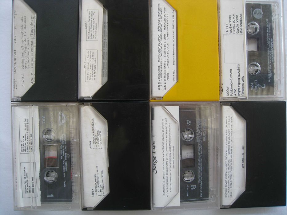 Cassetes audio antigas originais (K7)