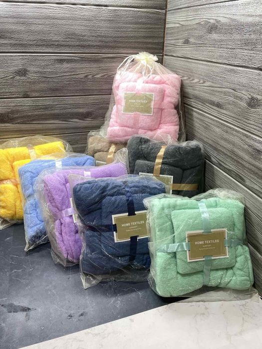 Рушники Набір Баня лице руки  Набор Полотенца  Органза Подарунок