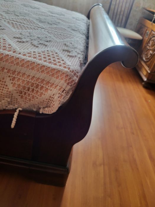 Cama em cerejeira maciça Luis Filipe