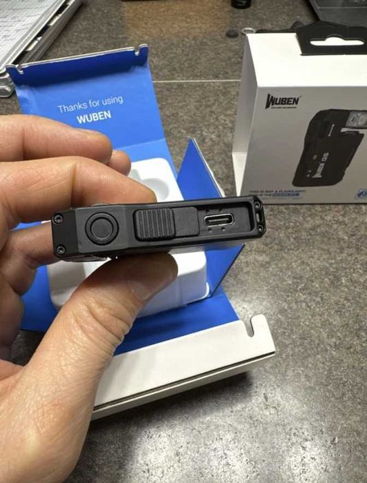 EDC ліхтарик WUBEN G5 400 люмен RGB Яскраве світло