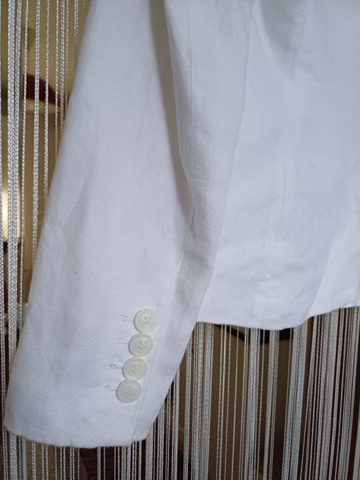 Casaco/Blazer curto, de cor branca da H&M (34/S)