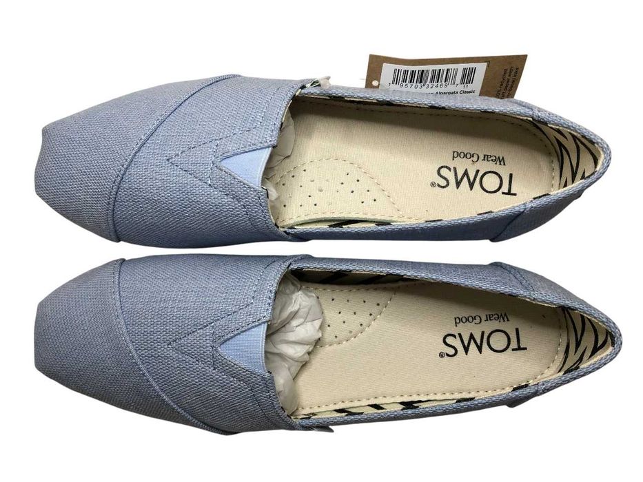 2515 Damskie Ekspadryle Toms Alpargata Na Plażę Wakację Canvas 37,5