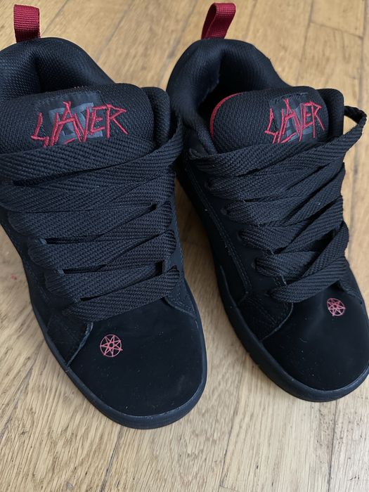 Кросівки DC х Slayer Court Graffik Black Red 25.5