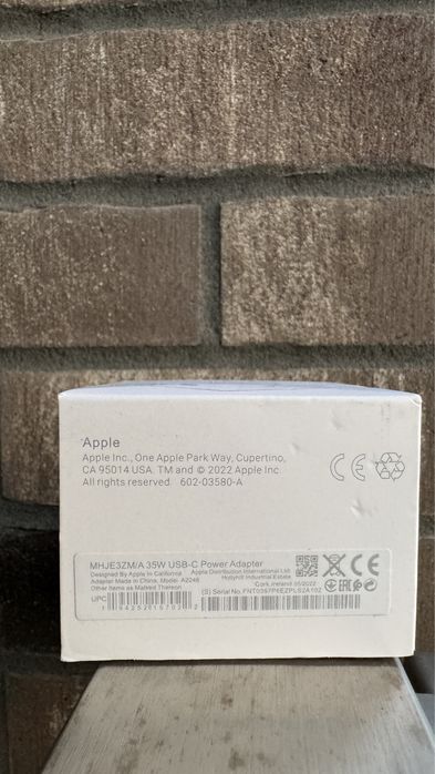 Zestaw Ladowarka 35 W na 2 zlącza Usb-C + Kabel Usb-C Usb-C 2 M 100W