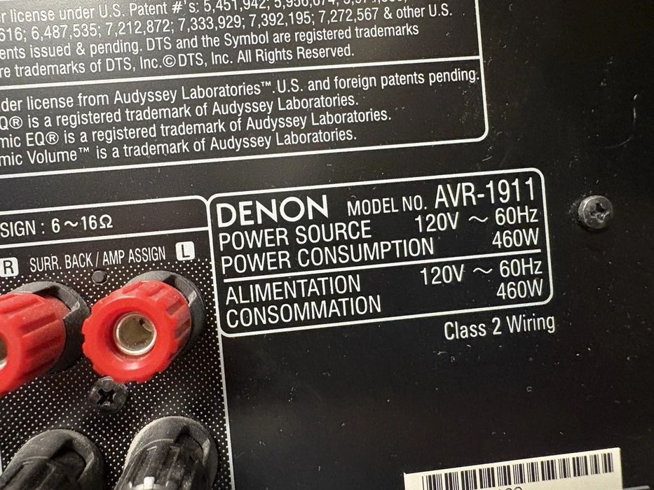 Amplificador DENON AVR-1911