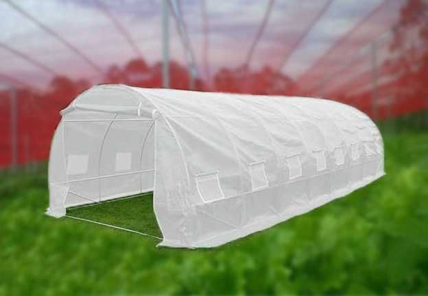 Estufa Agrícola 8mx3mx2,3m - estrutura forte c/ 9 arcos