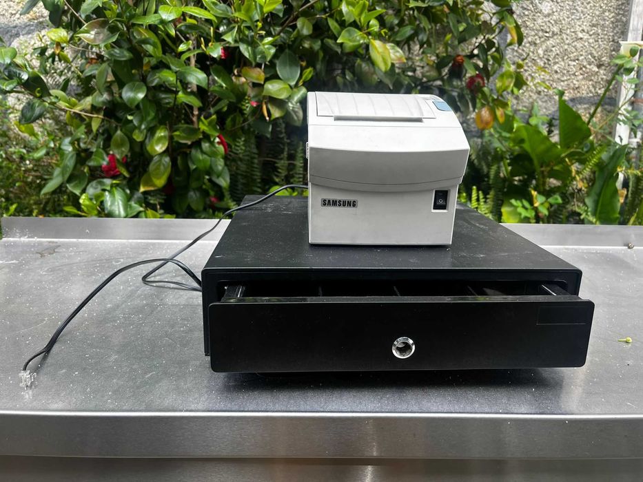 Conjunto POS: Impressora Térmica Bixolon + Gaveta de Dinheiro Automática