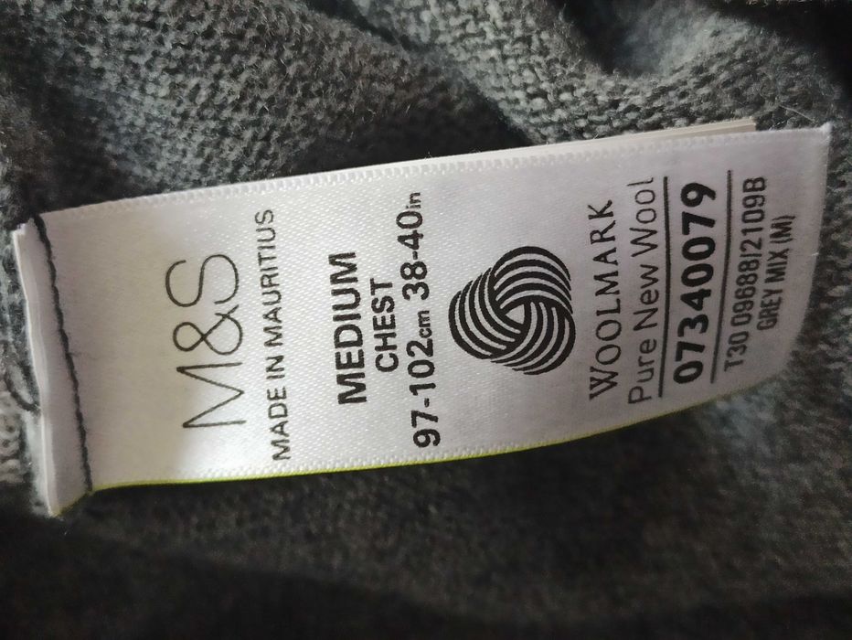 Wełniany sweter 100% wełna r. M