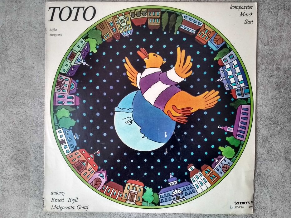 Bajka muzyczna "TOTO" Ernest Bryll, M. Goraj/Marek Sart - LP - winyl