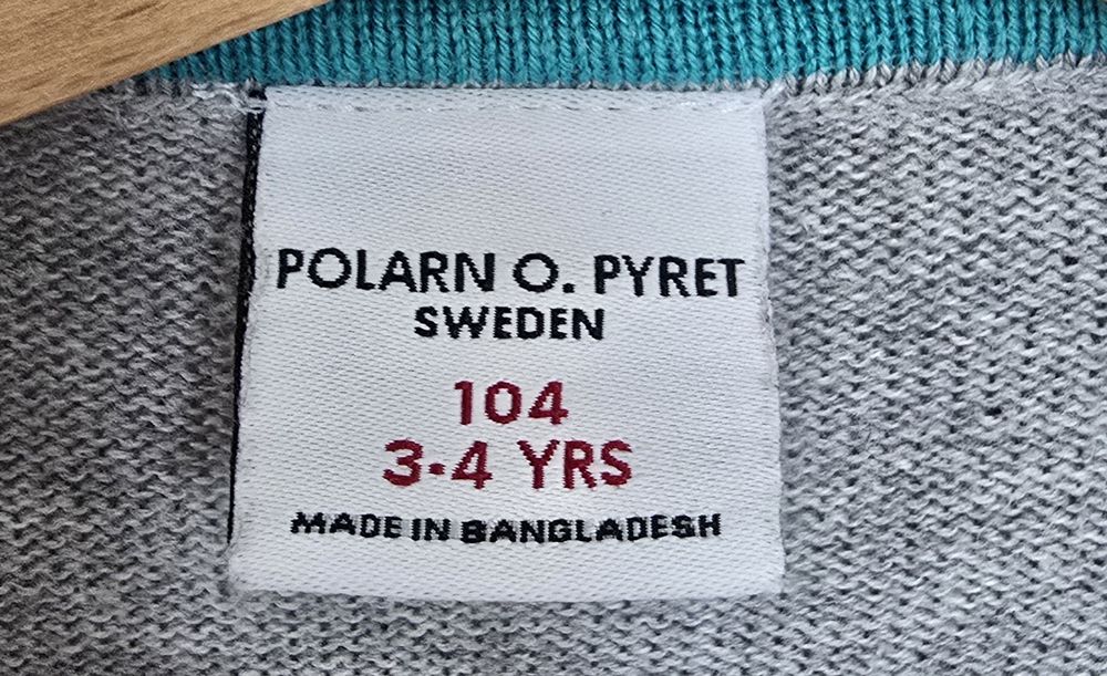 Polarn O.Pyret- rozpinany sweterek dla chłopca r.104cm