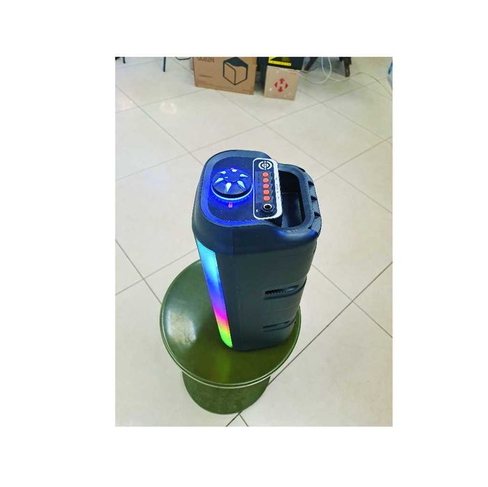 Караоке Bluetooth колонка 39 см + AUX, USB, FM, RGB, 20W !