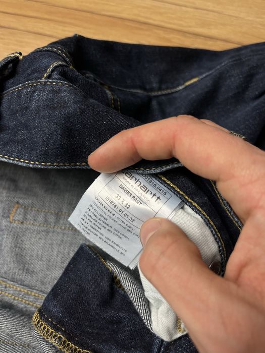 Carhartt Davies Custom Dżinsy Jeans Rap Skate Streetwear