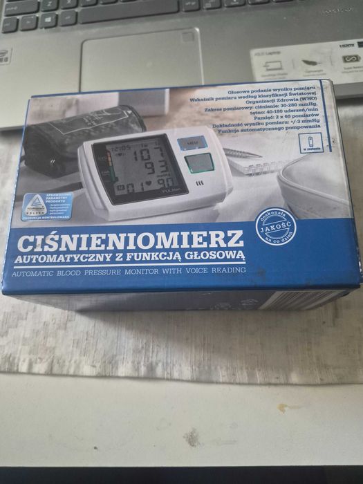 Ciśnieniomierz automatyczny z funkcją głosową BM-5207 Nowy