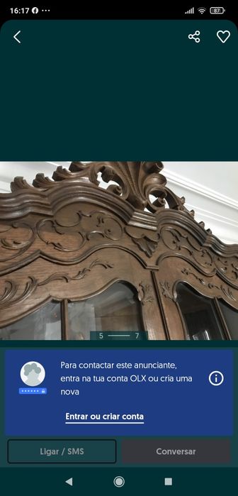 cristaleira de sala de jantar. pela melhor oferta mensagem privada.