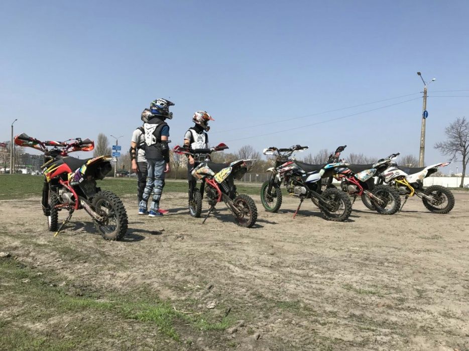 Прокат мотоциклов мото питбайков Киев! Обучение и туры (pitbike moto)