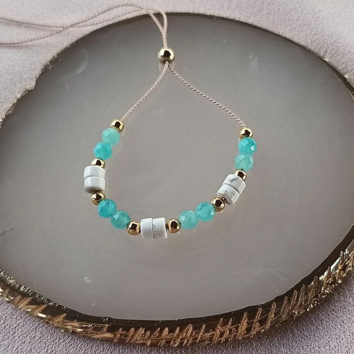 Bransoletka zodiakalna BYK. rękodzieło. Prezent.