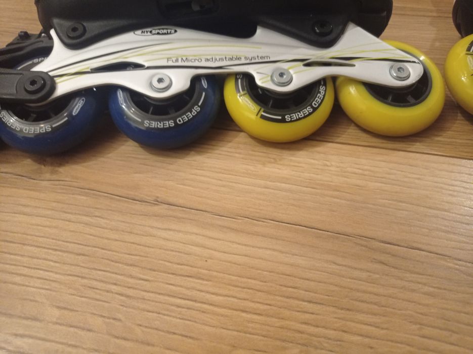 Rolki regulowane jak nowe