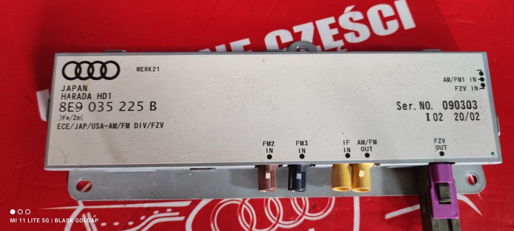 Wzmacniacz Antenowy Audi A4 B6 2.5 Q Manual Kombi 02 Blask Gołdap