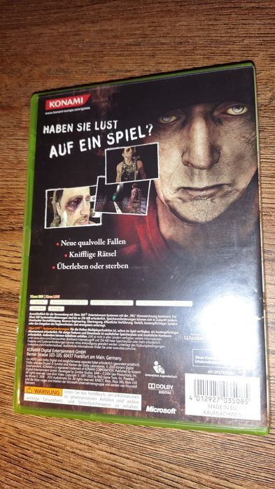 Saw II Flesh & Blood XboX 360 Piła The Videogame survival horror