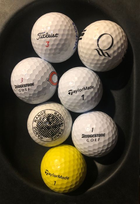 Taco e bolas de golfe Marca Callaway