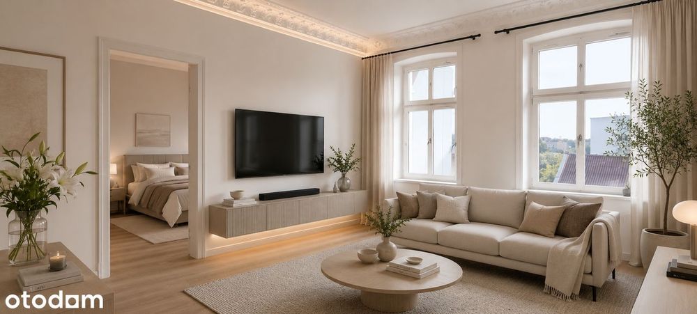 2 pokoje w odnowionej kamienicy | osobna kuchnia | 43,72 m2 | 2 piętro