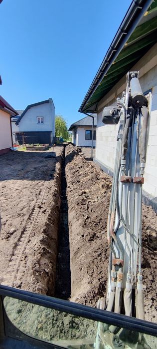 Usługi minikoparką koparką rozbiórki stawy wykopy