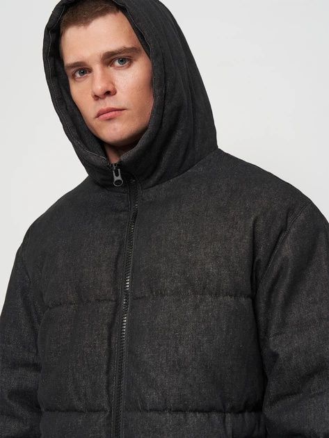 Куртка тёплая с капюшоном мужская Reserved XL-2XL Чёрная.