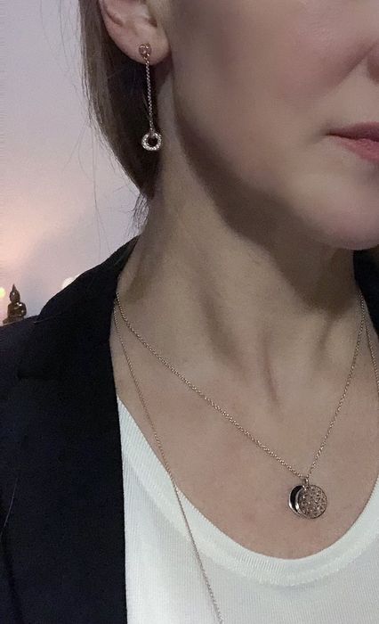 Позолочені сережки Thomas Sabo, цирконій