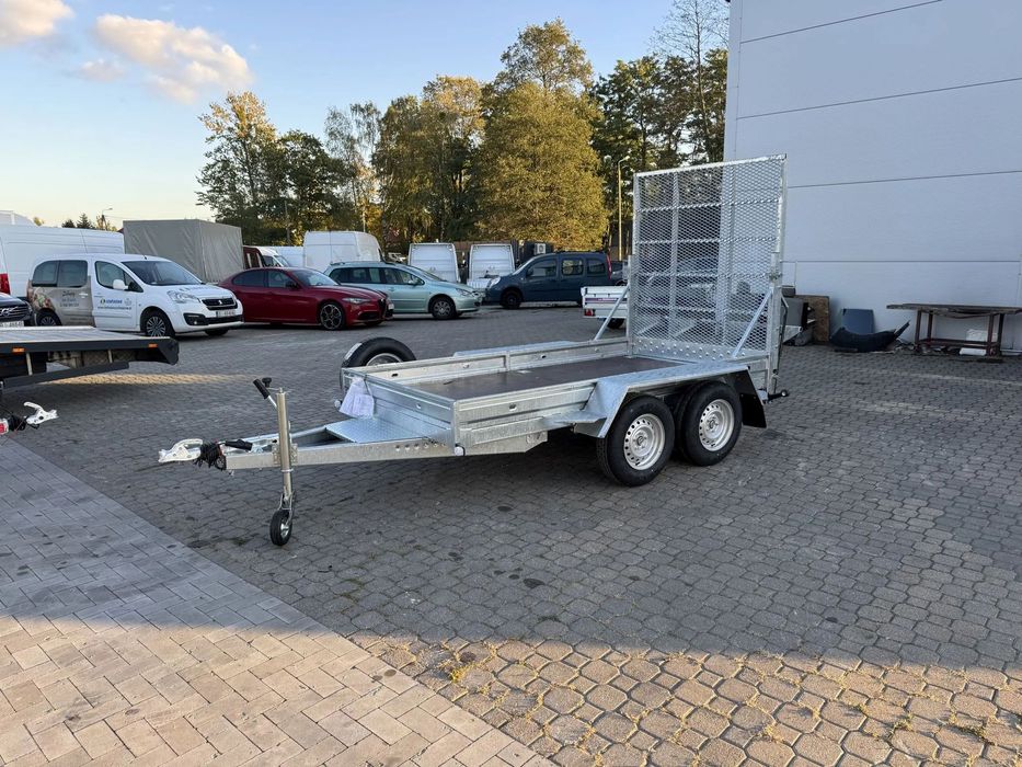 Niewiadów 305x155cm pod minikoparkę nowa przyczepa TRAP 2700kg maszyny budowlane K3027 fv 23%