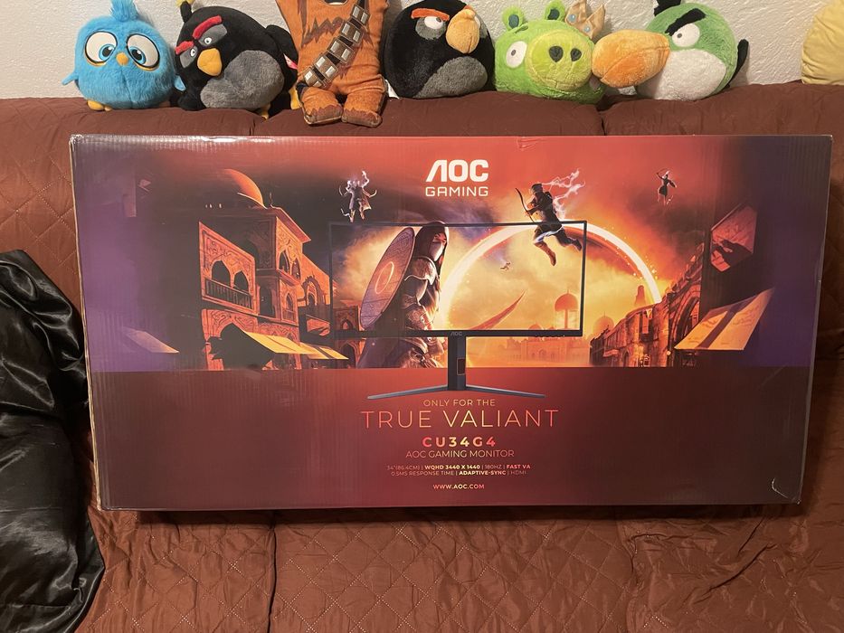 Monitor Gaming AOC CU34G4 – 34” UWQHD 180Hz – Excelente Estado