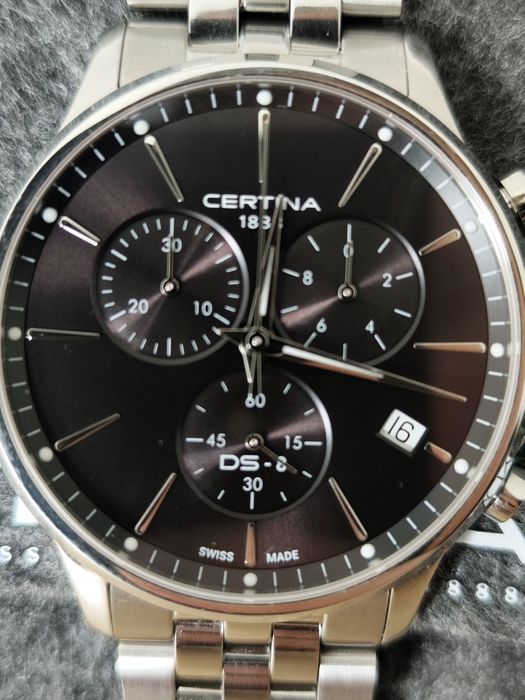 Zegarek Certina ds-8 chrono, gwarancja do marca 2028r