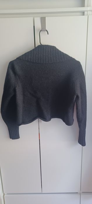 Czarne bolerko sweterkowe r L