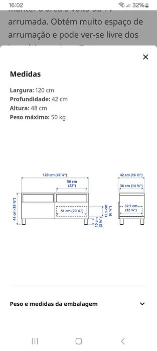 Armário tv IKEA BESTÅ