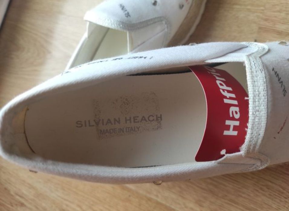 Buty espadryle damskie białe 39 Silvian Heach nowe z metką włoskie