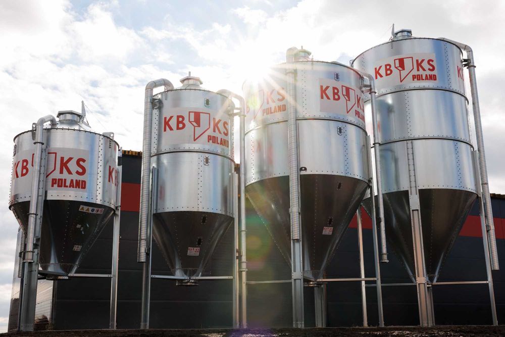 Silos paszowy KSLP230/2 8Ton KBKS POLAND lejowy