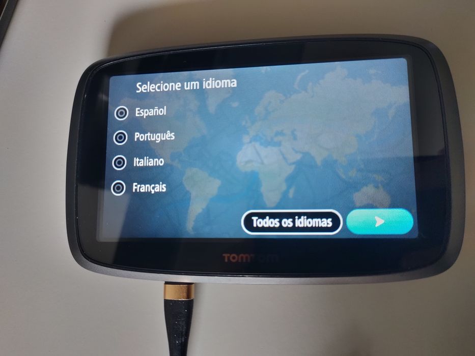 GPS Profissional TomTom Go500 , Mapas da Europa. Como novo