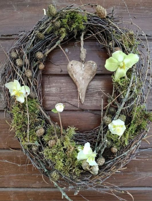 Wieniec naturalny z sercem