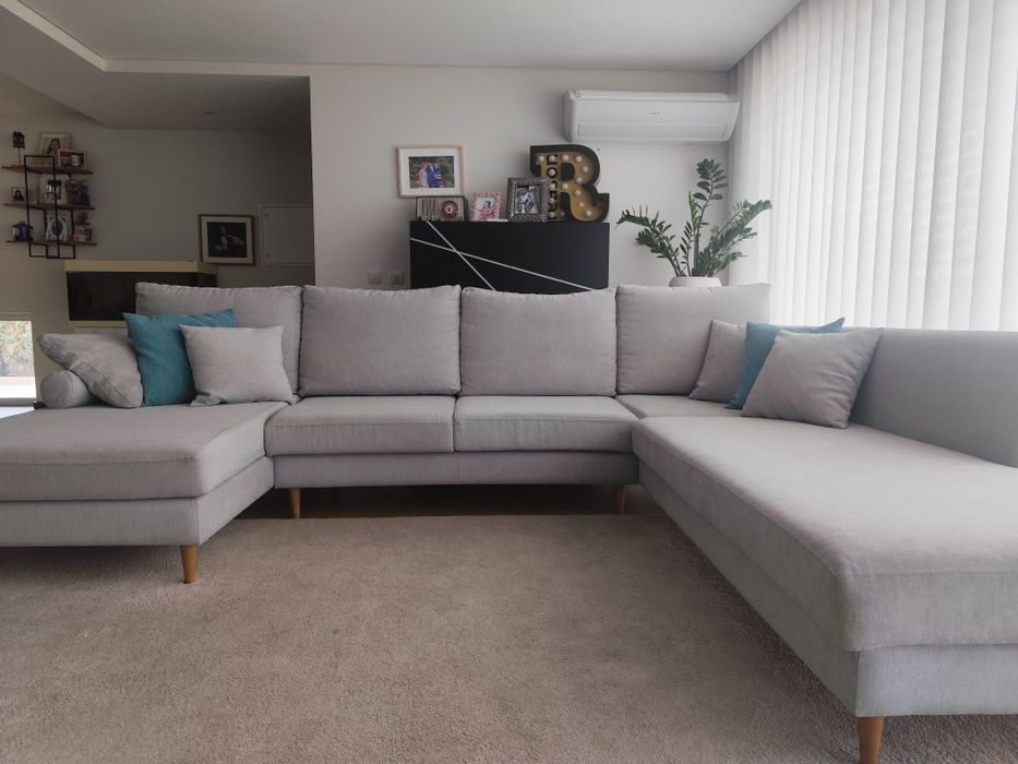 Sofá com 2 chaise longue